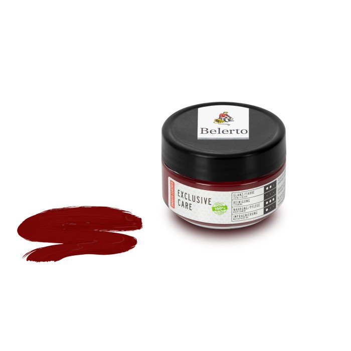 خرید آنلاین کرم مراقبت از چرم زرشکی belerto کد 14